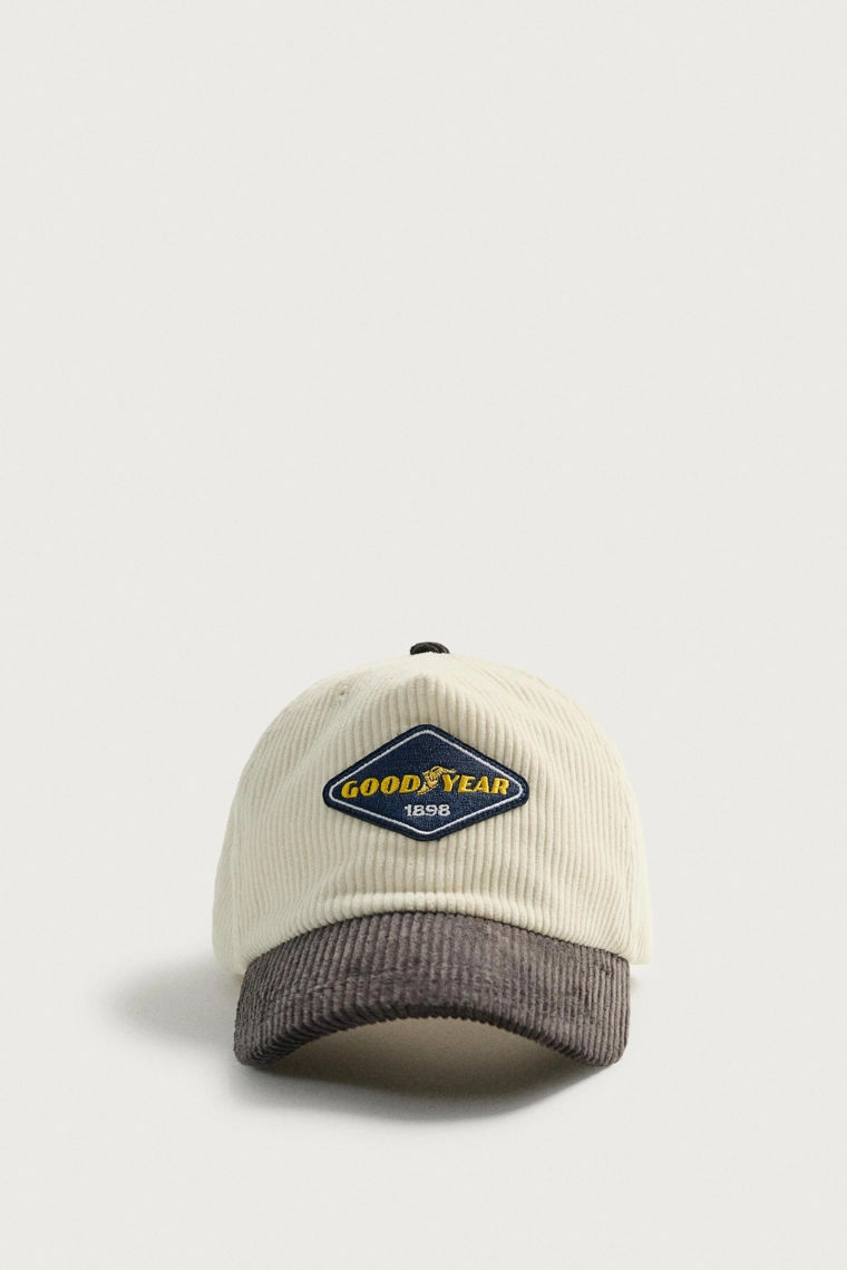 Кепка из вельвета goodyear©