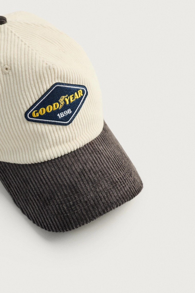 Кепка из вельвета goodyear©