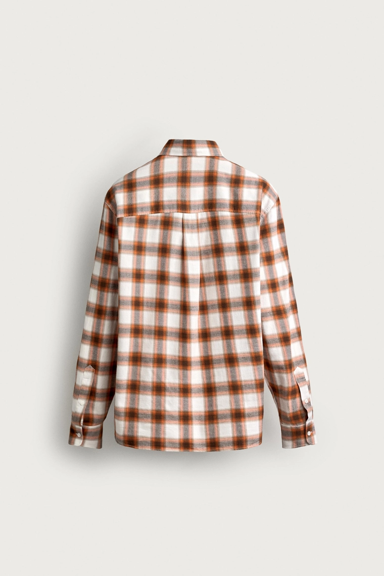 Рубашка в клетку regular fit