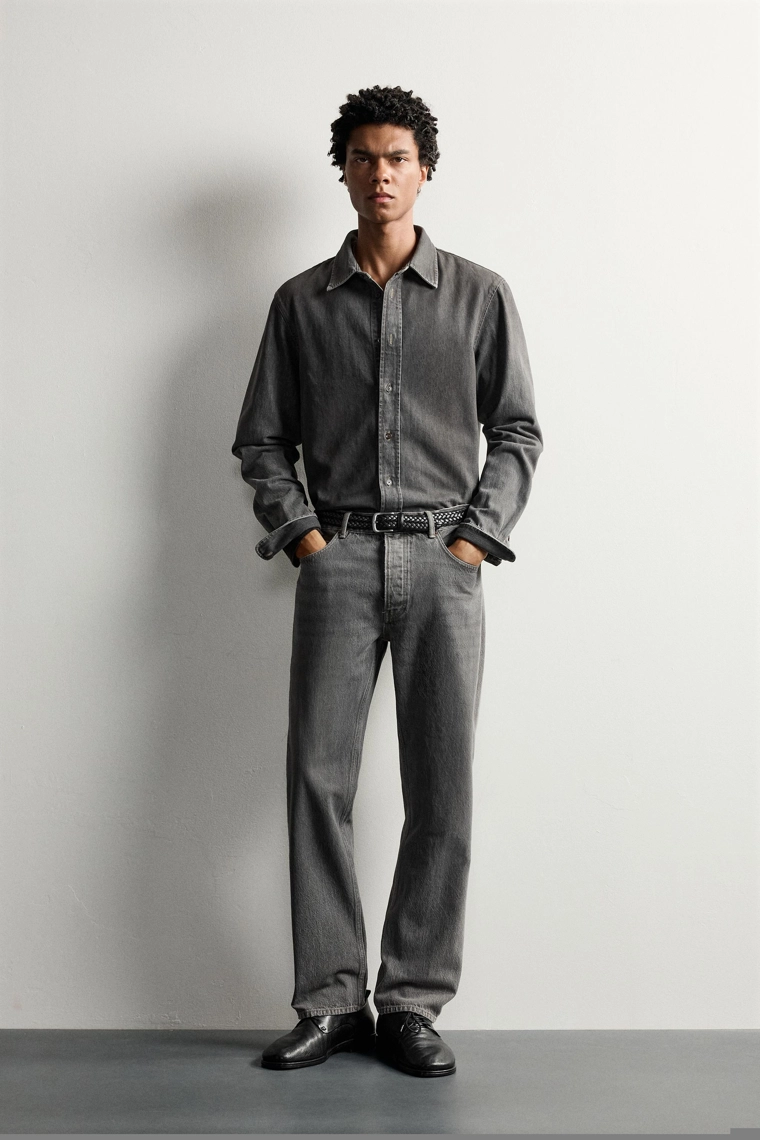 Джинсы прямого кроя regular fit