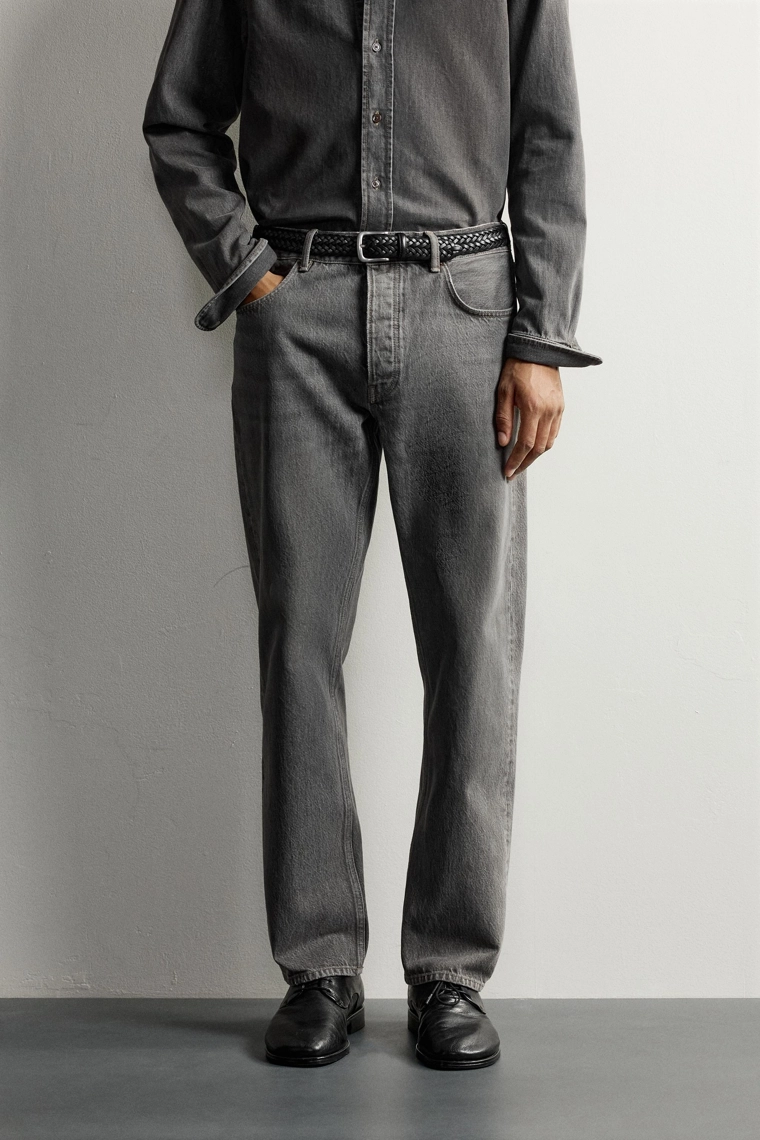 Джинсы прямого кроя regular fit
