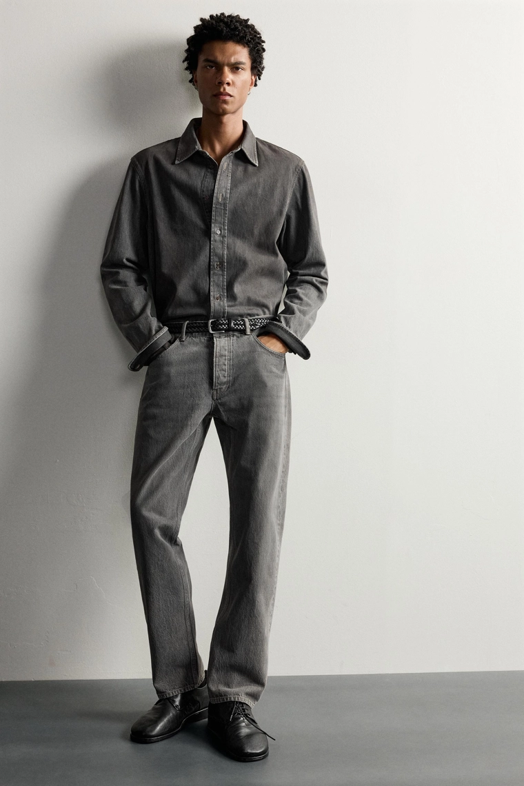 Джинсы прямого кроя regular fit