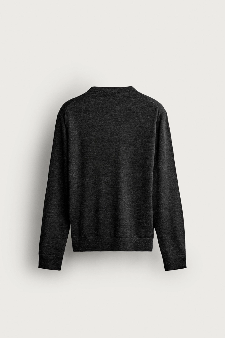 Джемпер regular fit из 100% шерсти