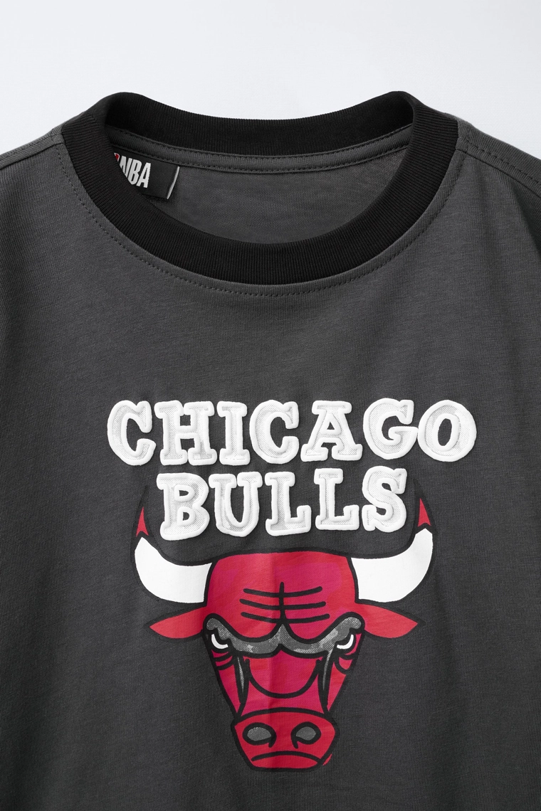 Футболка с двойными рукавами nba chicago bulls