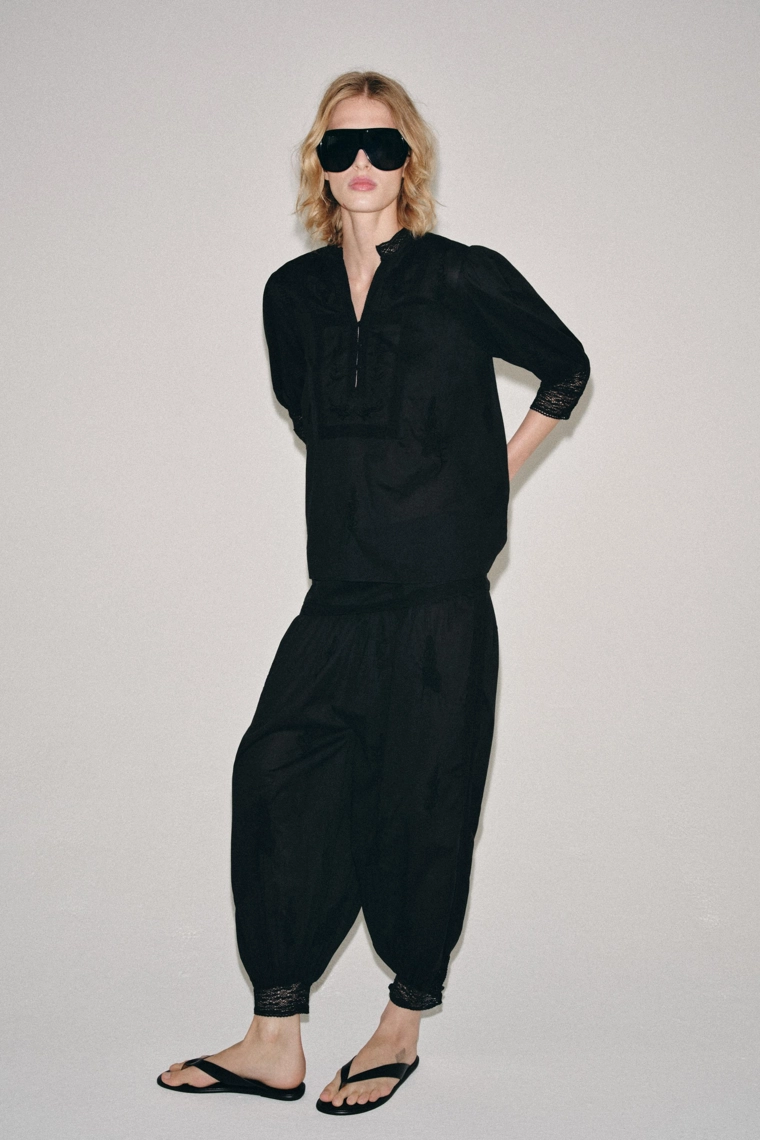 Вышитые шаровары zw collection
