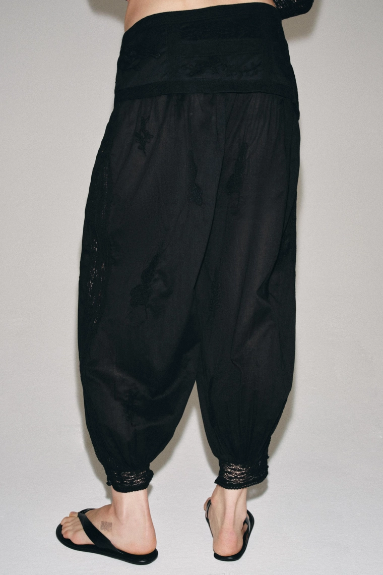Вышитые шаровары zw collection