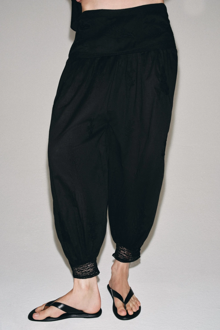 Вышитые шаровары zw collection