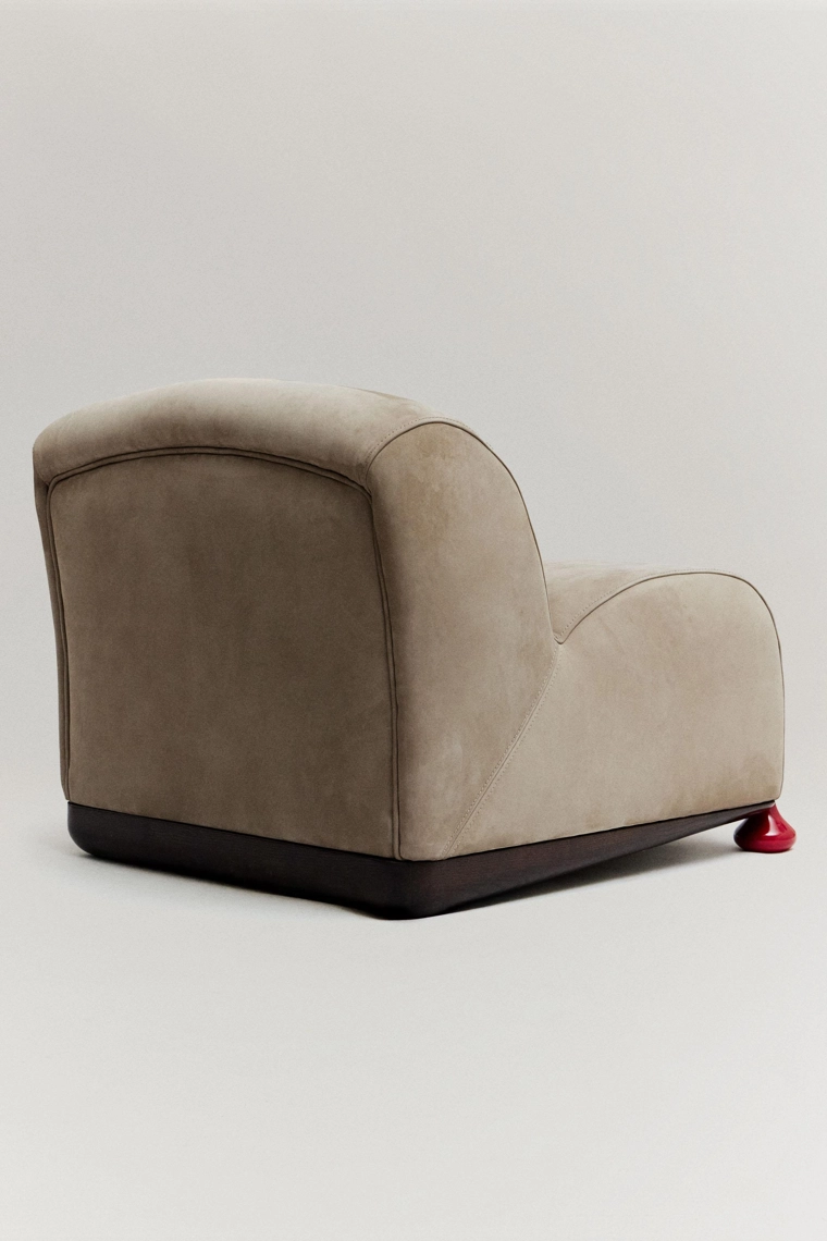 Кресло schwellen lounge, бежевое