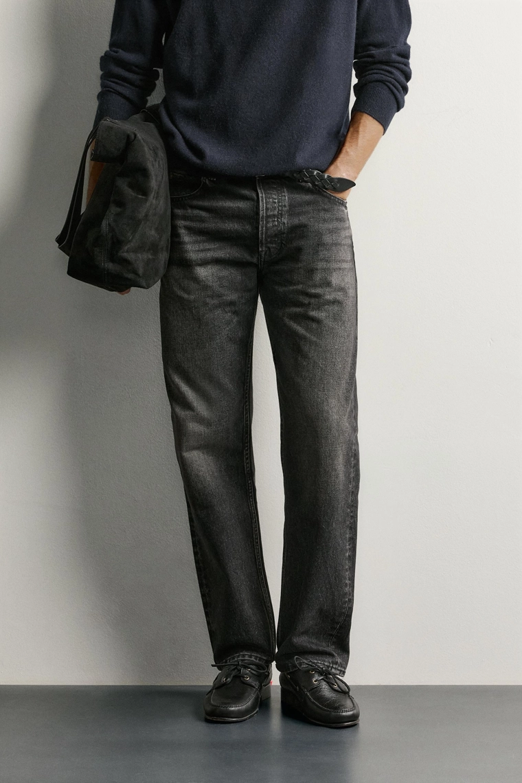 Джинсы прямого кроя regular fit