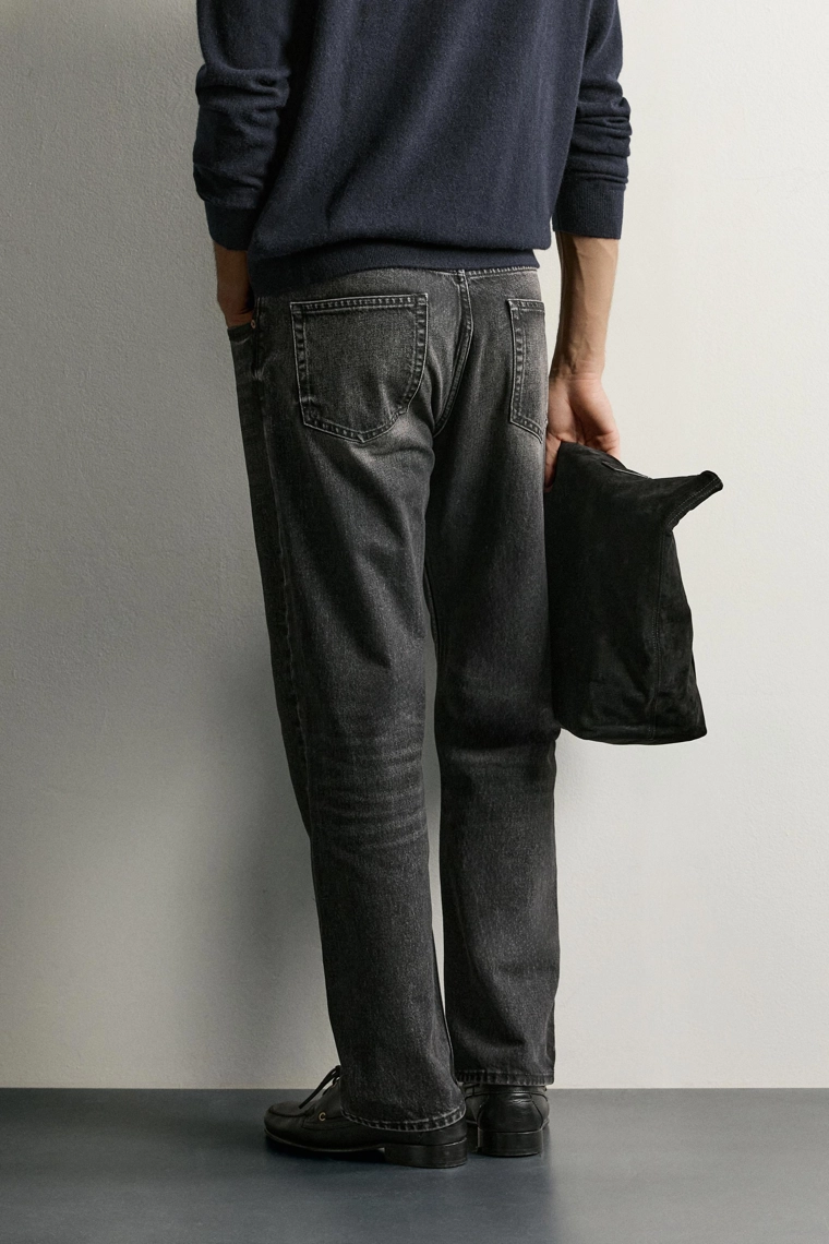 Джинсы прямого кроя regular fit