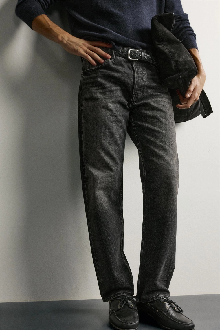 Джинсы прямого кроя regular fit