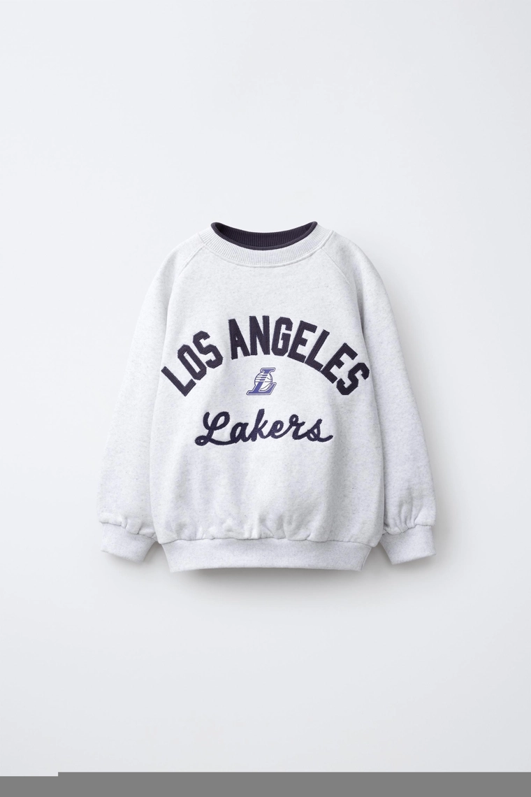 Свитшот с вышивкой nba – los angeles lakers