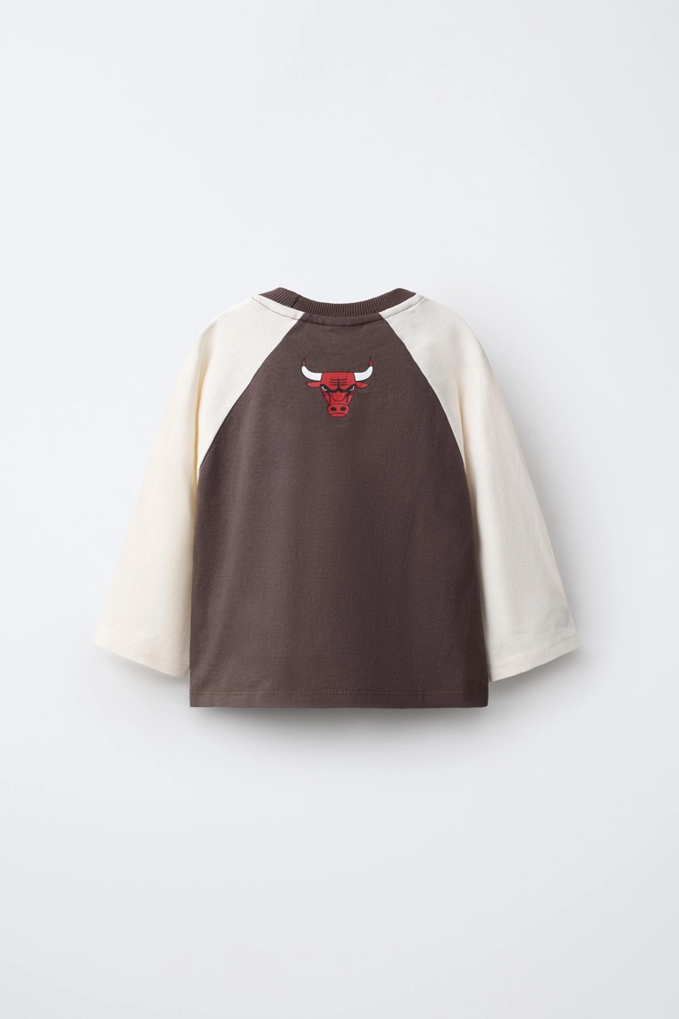 Футболка с длинными реглан-рукавами nba – chicago bulls