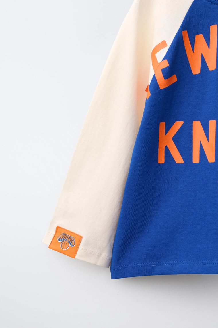 Футболка с длинным рукавом nba – nyc knicks реглан