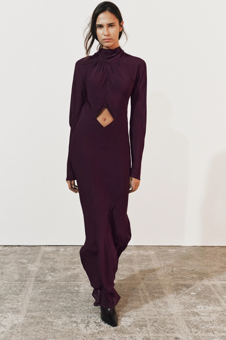 Длинное платье zw collection с вырезами