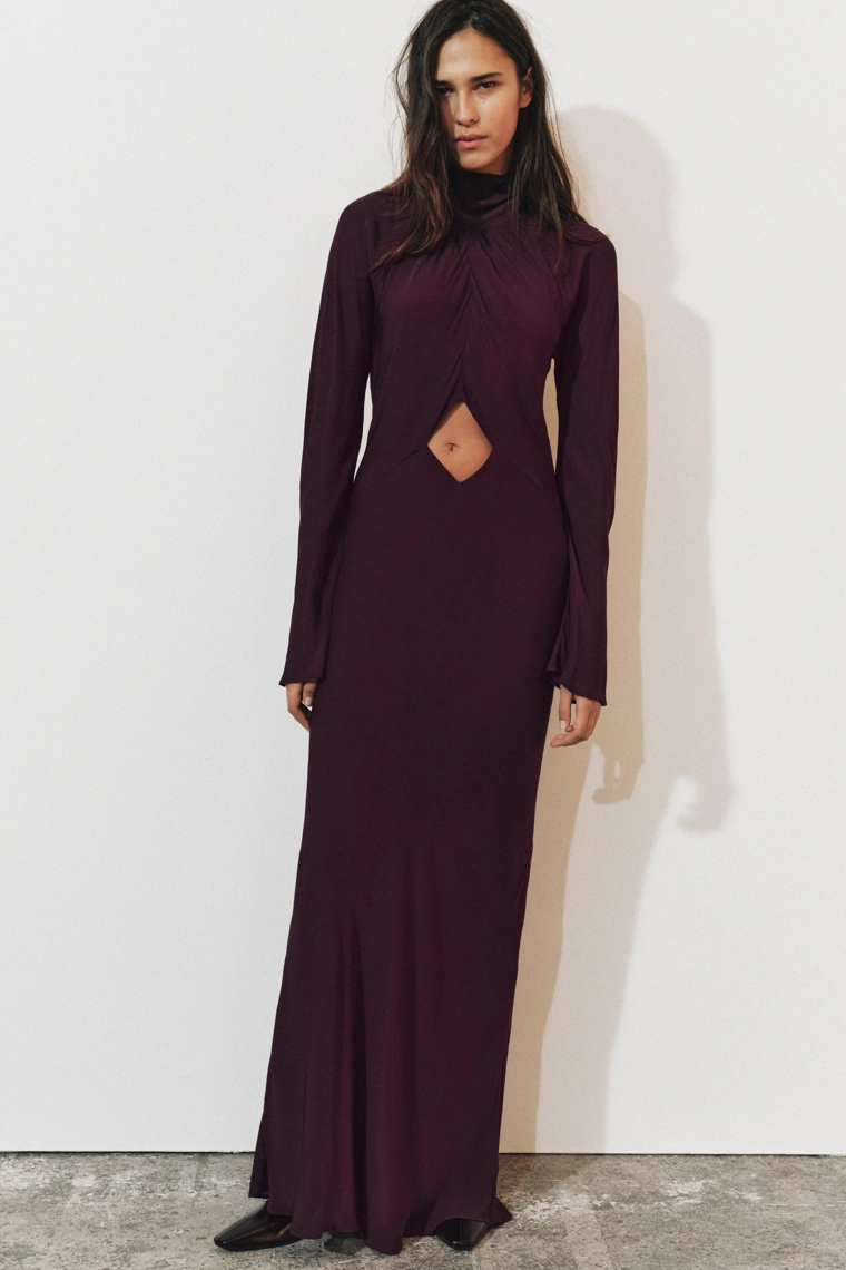 Длинное платье zw collection с вырезами