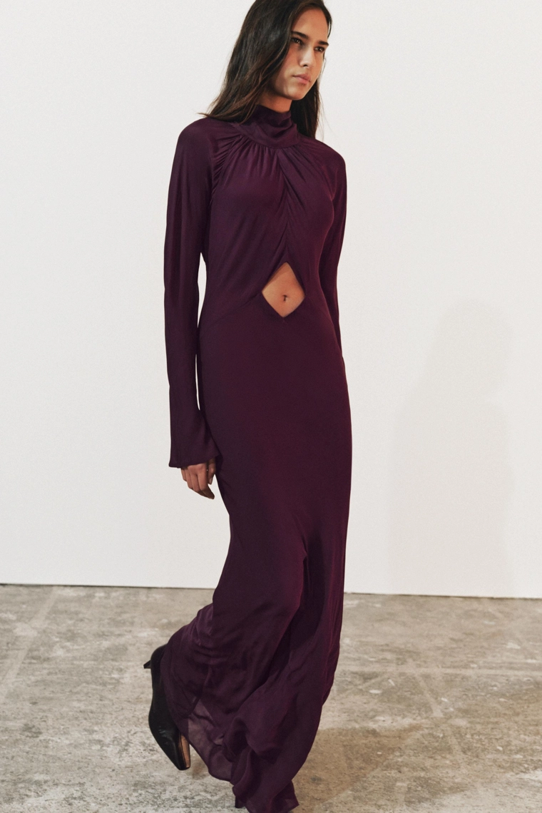 Длинное платье zw collection с вырезами