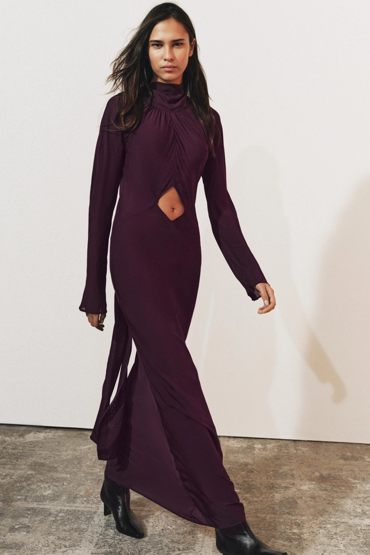 Длинное платье zw collection с вырезами
