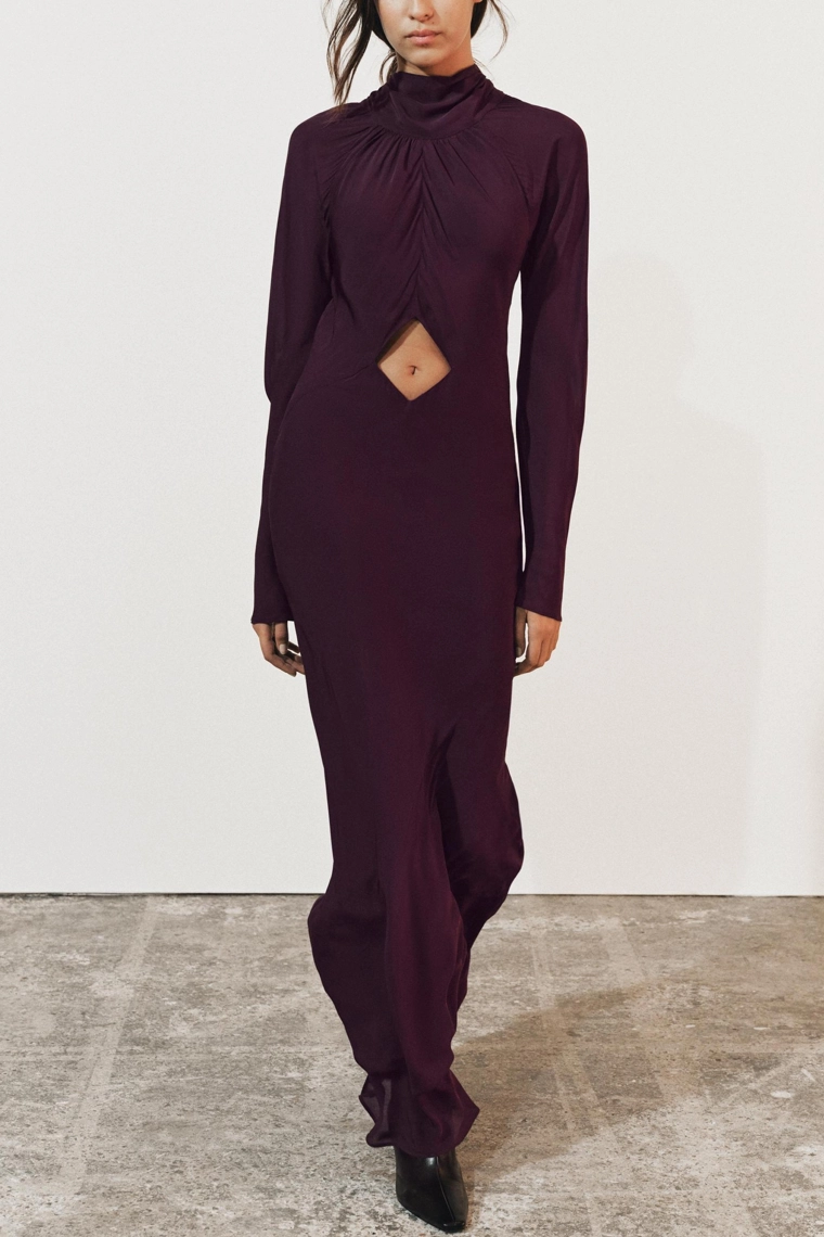 Длинное платье zw collection с вырезами