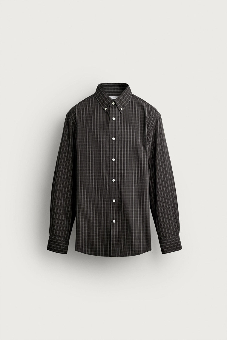 Рубашка regular fit в клетку