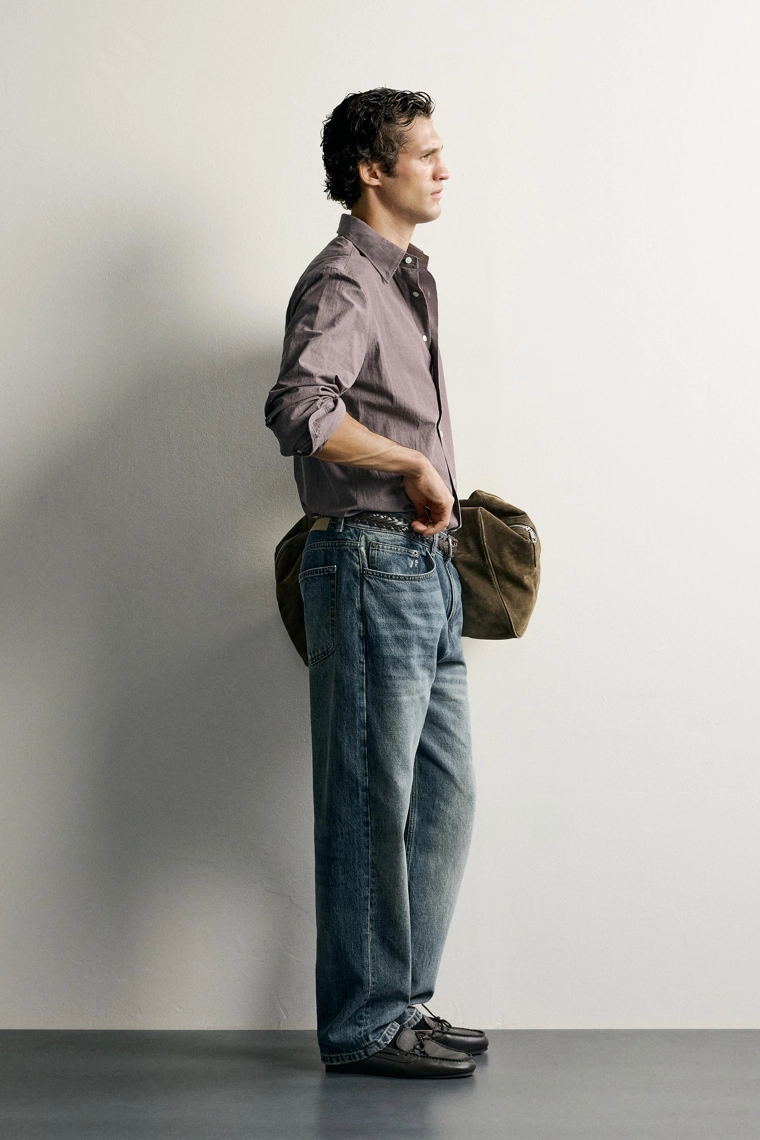 Хлопковая рубашка regular fit