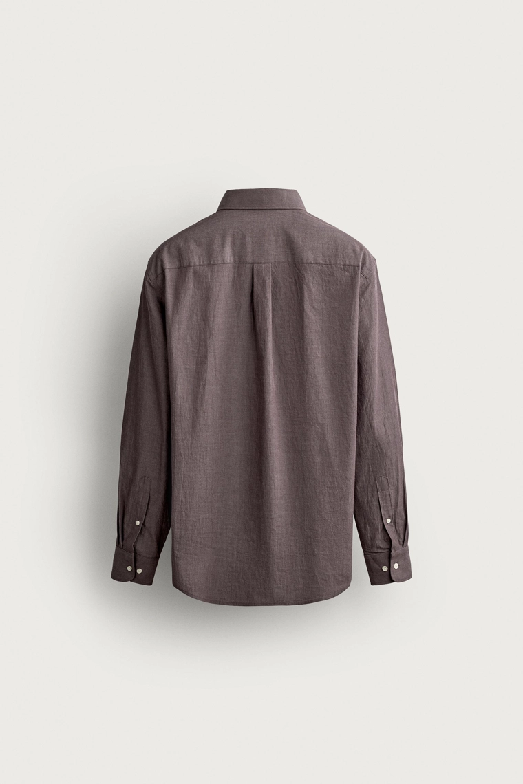 Хлопковая рубашка regular fit