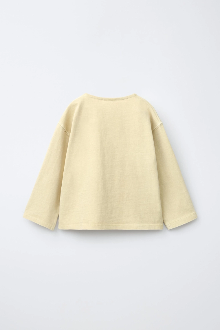 Футболка henley с круглым вырезом