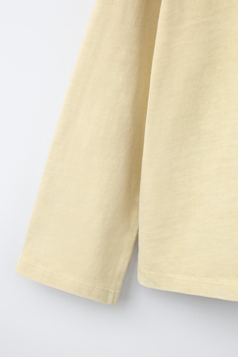 Футболка henley с круглым вырезом