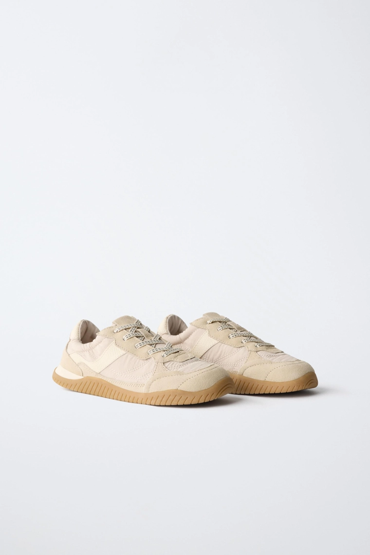 Кроссовки barefoot с контрастными деталями