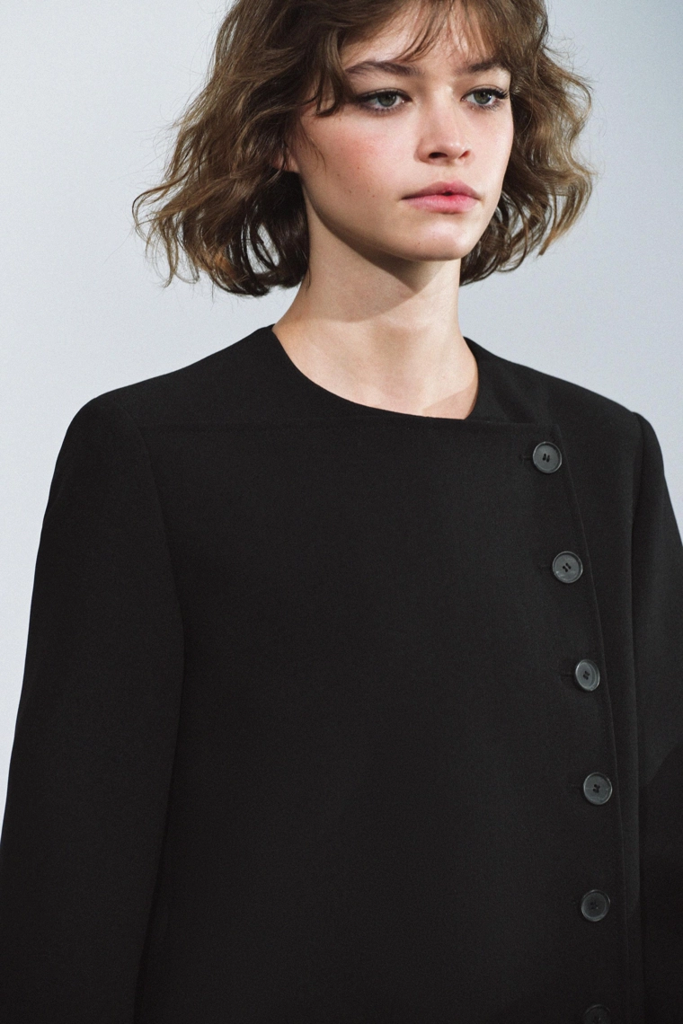Жакет zw collection с боковым отворотом