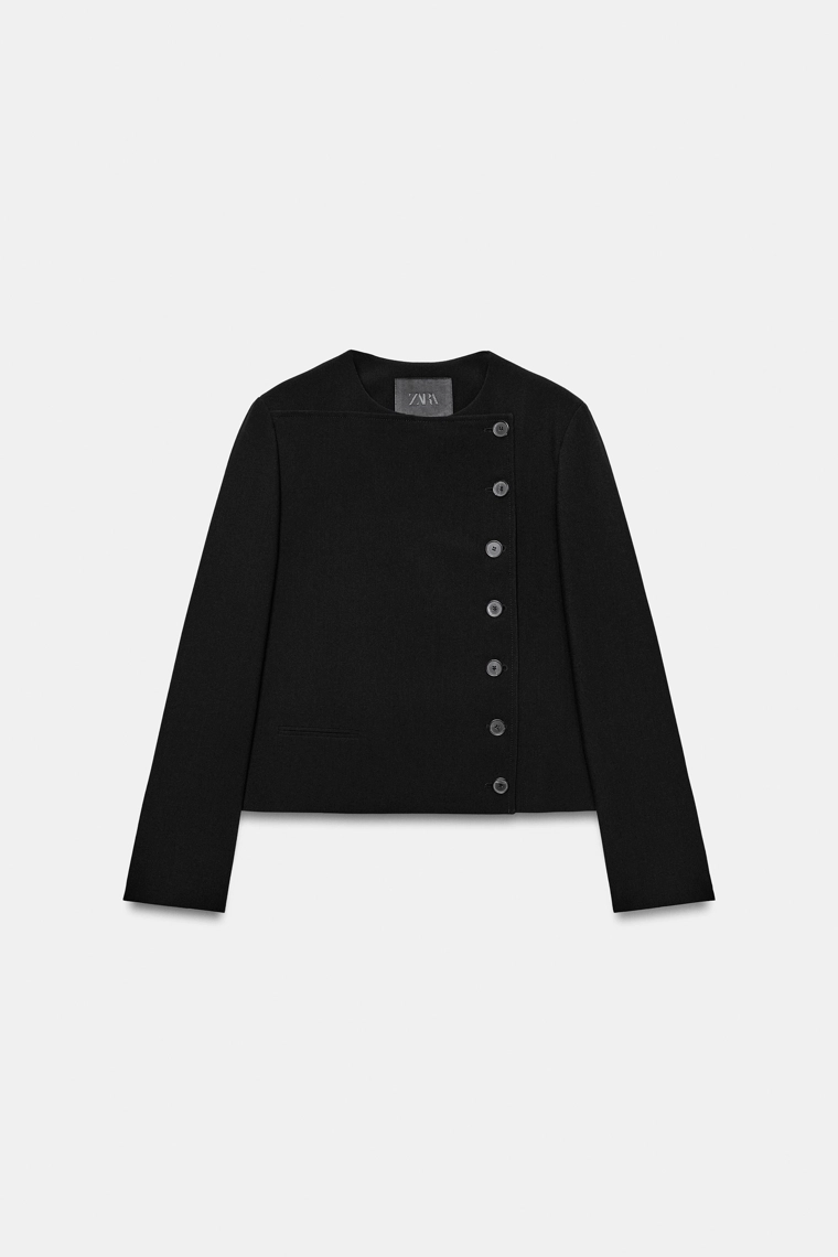 Жакет zw collection с боковым отворотом