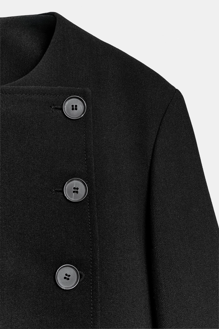 Жакет zw collection с боковым отворотом