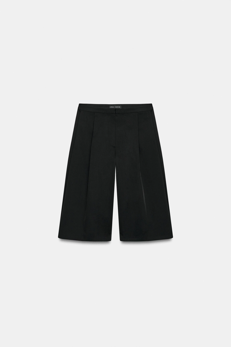 Технические плиссированные бермуды zw collection