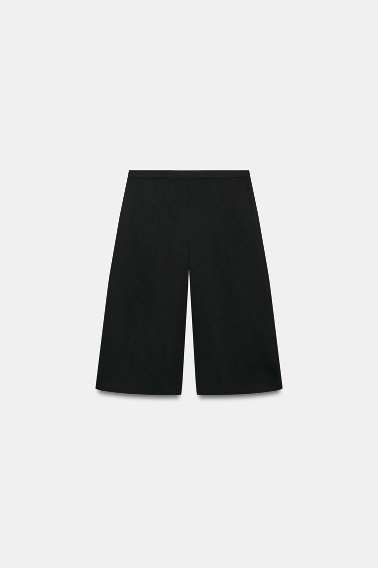 Технические плиссированные бермуды zw collection