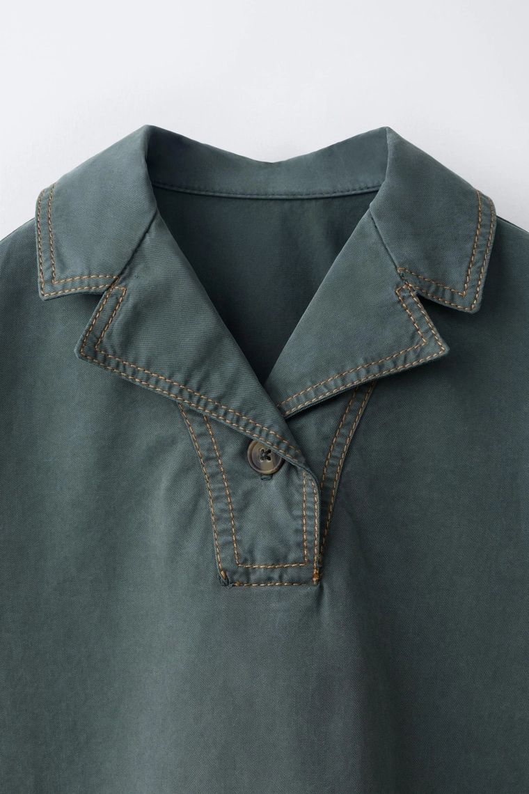 Платье-рубашка Zara «Timeless» свободного кроя