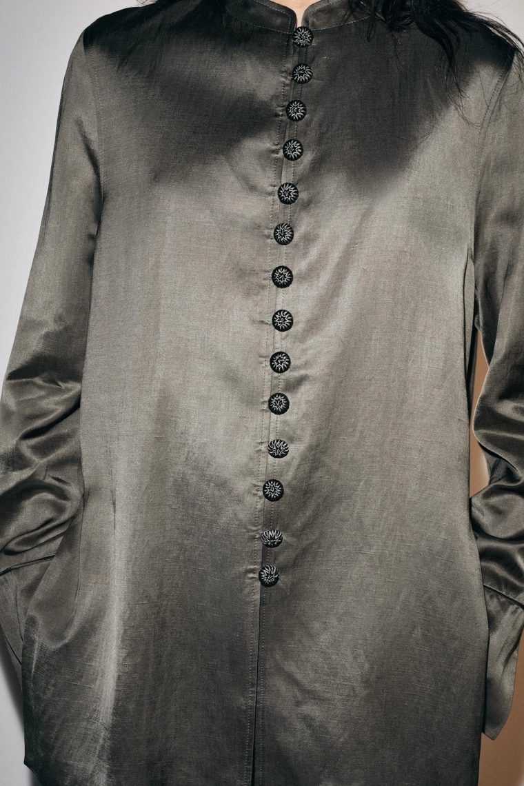 Сатиновая куртка zw collection