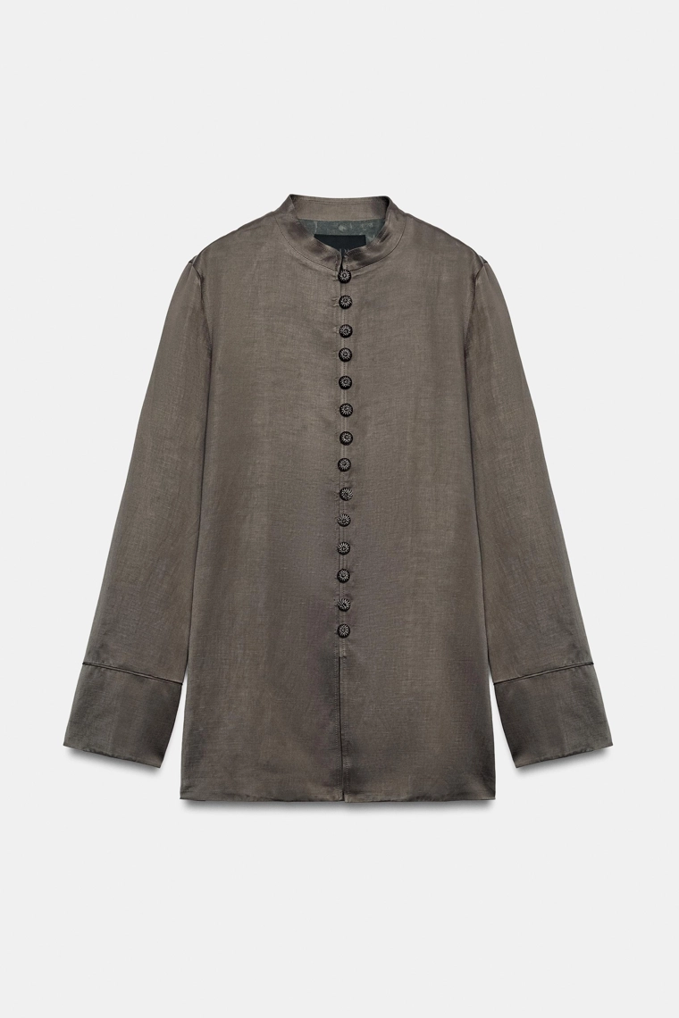 Сатиновая куртка zw collection