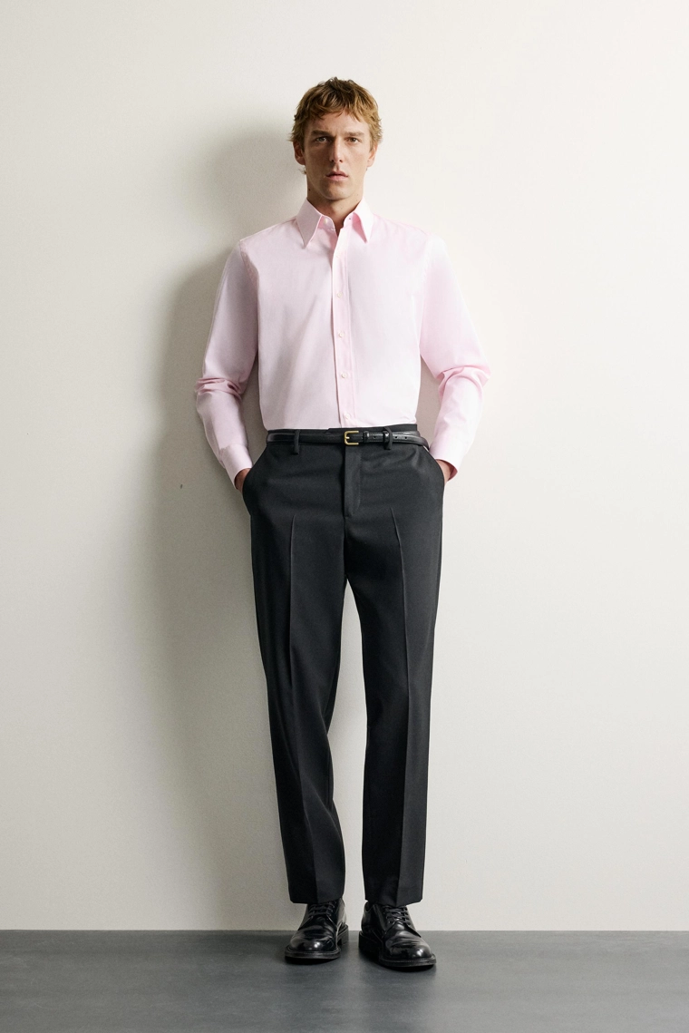 Рубашка slim fit santa eulalia barcelona 1843 x zara