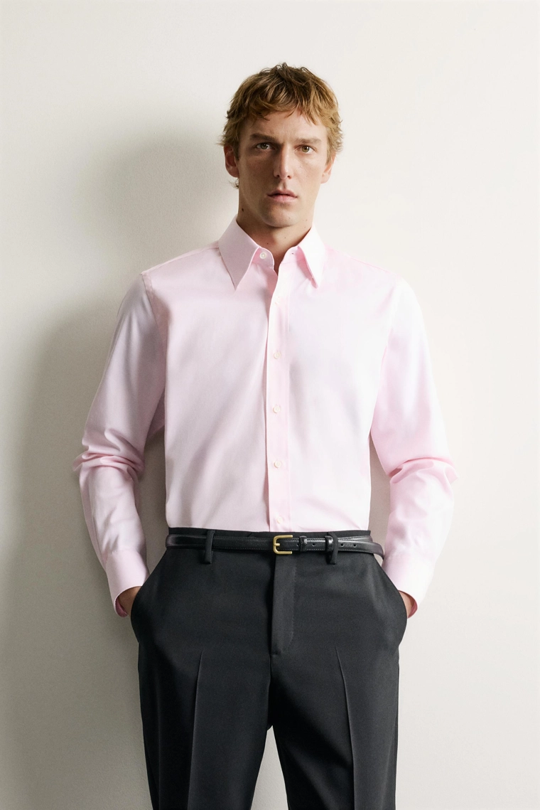 Рубашка slim fit santa eulalia barcelona 1843 x zara
