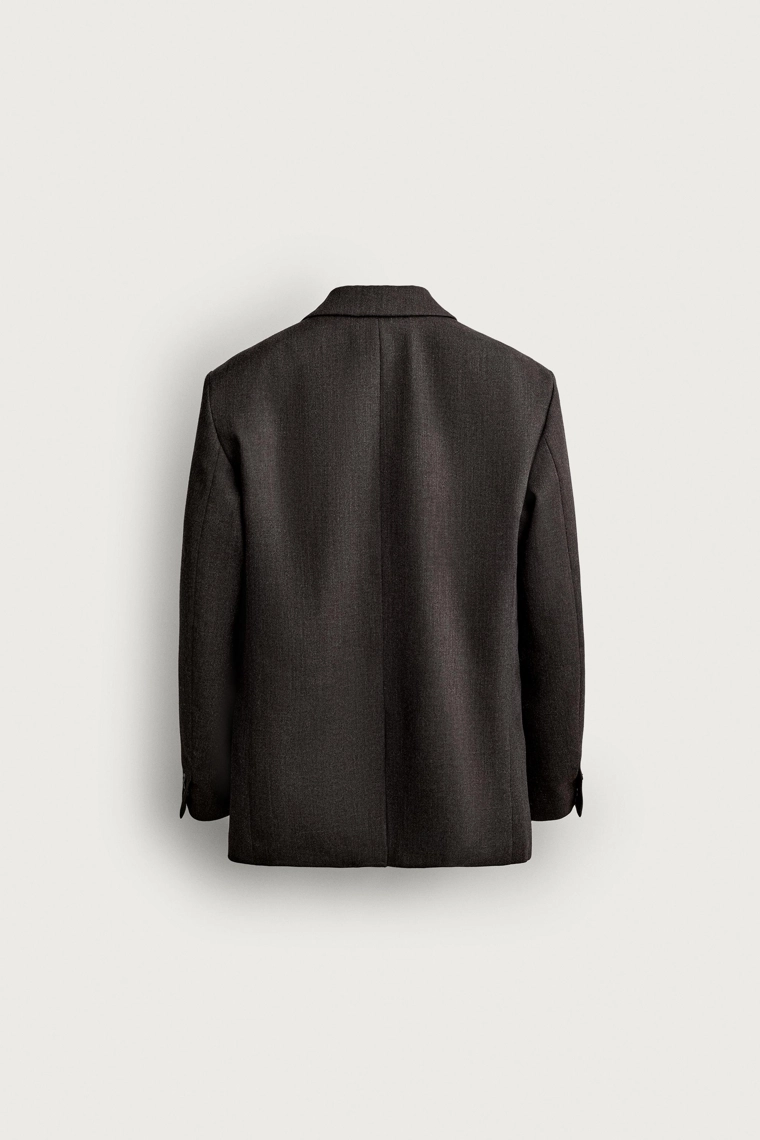Пиджак из итальянской шерсти в полоску 100% wool manteco®