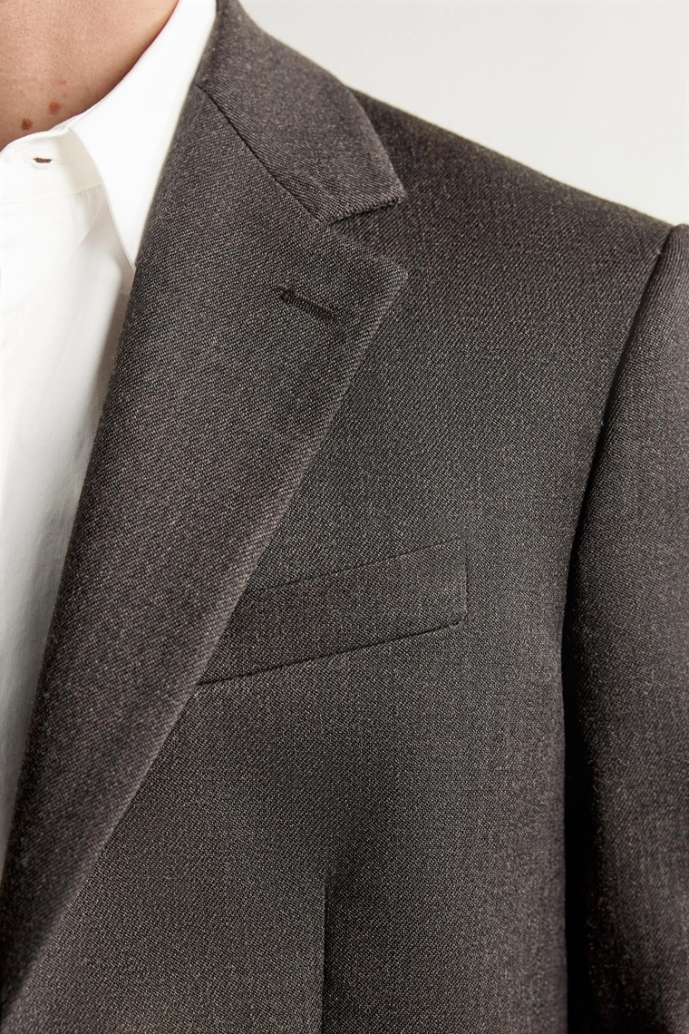 Пиджак из итальянской шерсти в полоску 100% wool manteco®