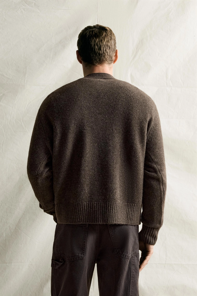 Кардиган regular fit из 100% кашемира