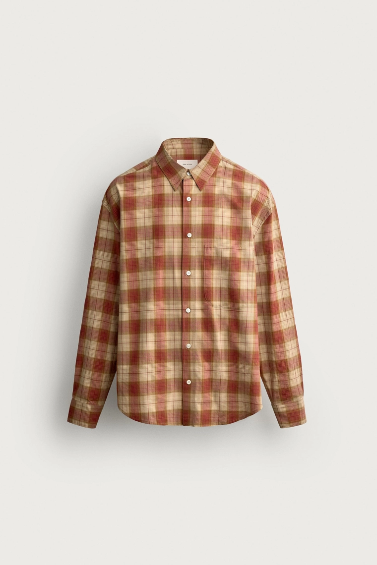 Рубашка в клетку regular fit
