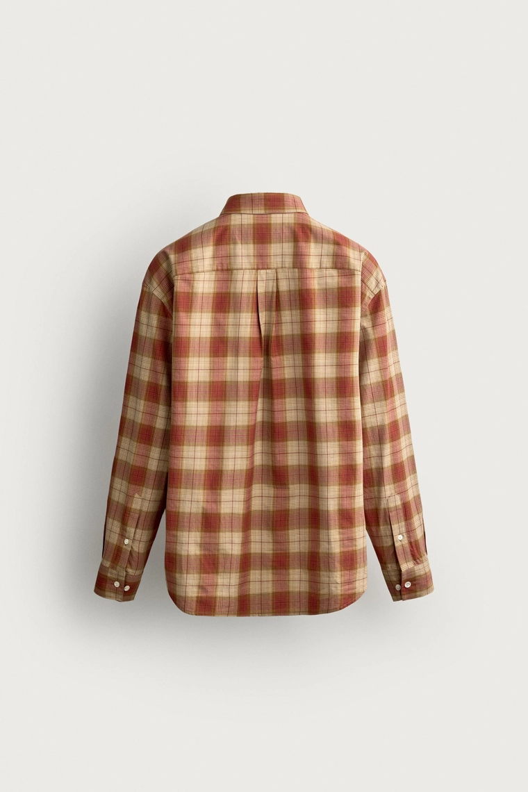 Рубашка в клетку regular fit