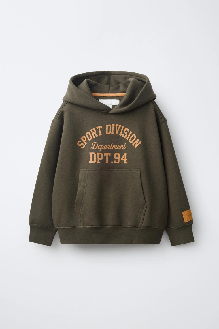 Свитшот с лозунгом varsity