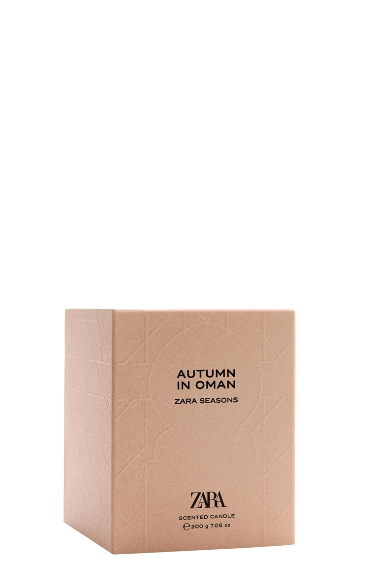 Ароматическая свеча zara seasons autumn в омане 200 г