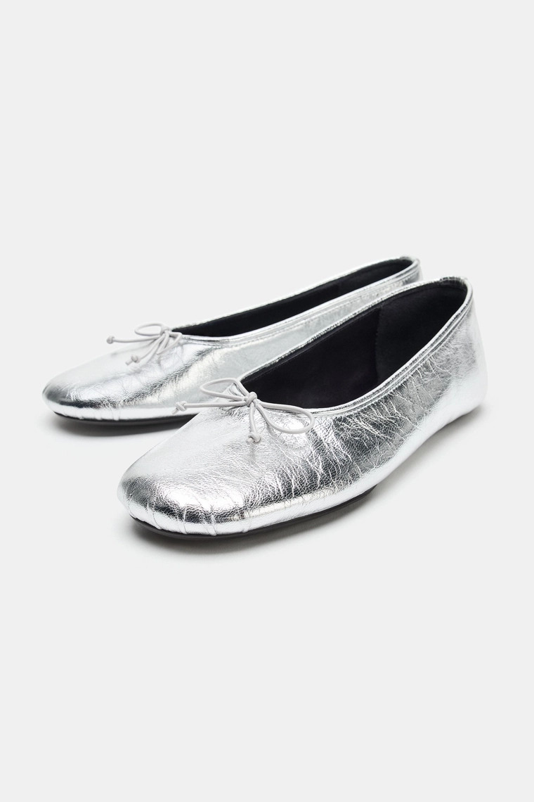 Балетки из кожи лимитированной серии