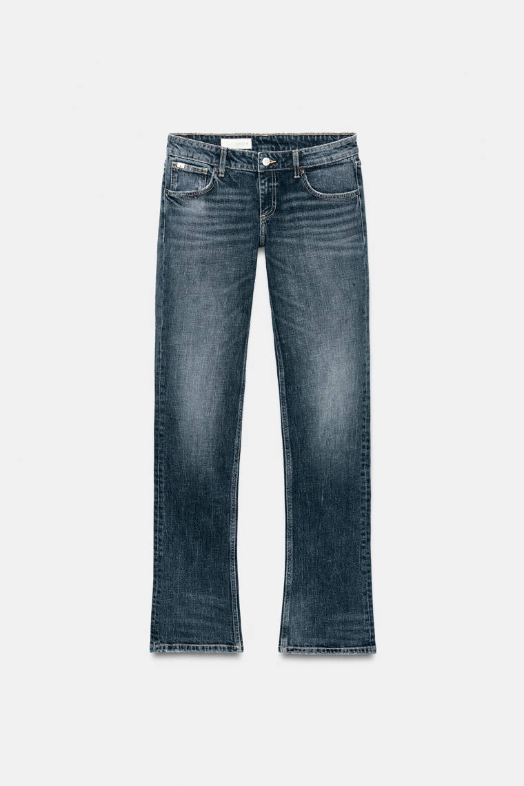Джинсы slim fit низкой посадки trf