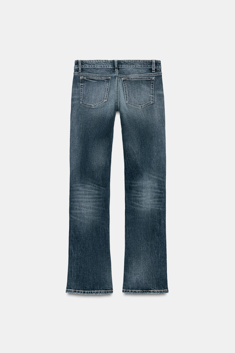 Джинсы slim fit низкой посадки trf