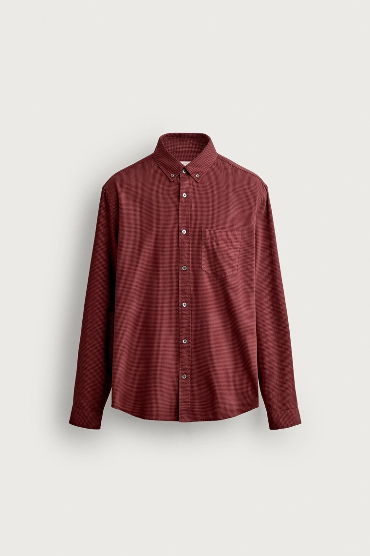 Рубашка regular fit в клетку
